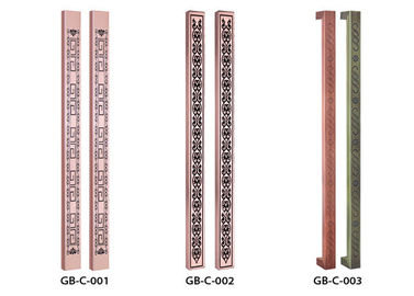 China Punhos de aço inoxidável lustrados do tubo SS304 para a porta de madeira ou de vidro fornecedor