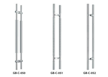 China O tubo de aço inoxidável da forma de H segura o projeto elegante para portas do vidro do escritório fornecedor